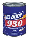 Антикор днища - мастика антишумовая «BODY 933» черный (1 кг)
