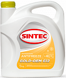 Антифриз «SINTEC» GOLD G12 (- 40C) желтый (5 кг)